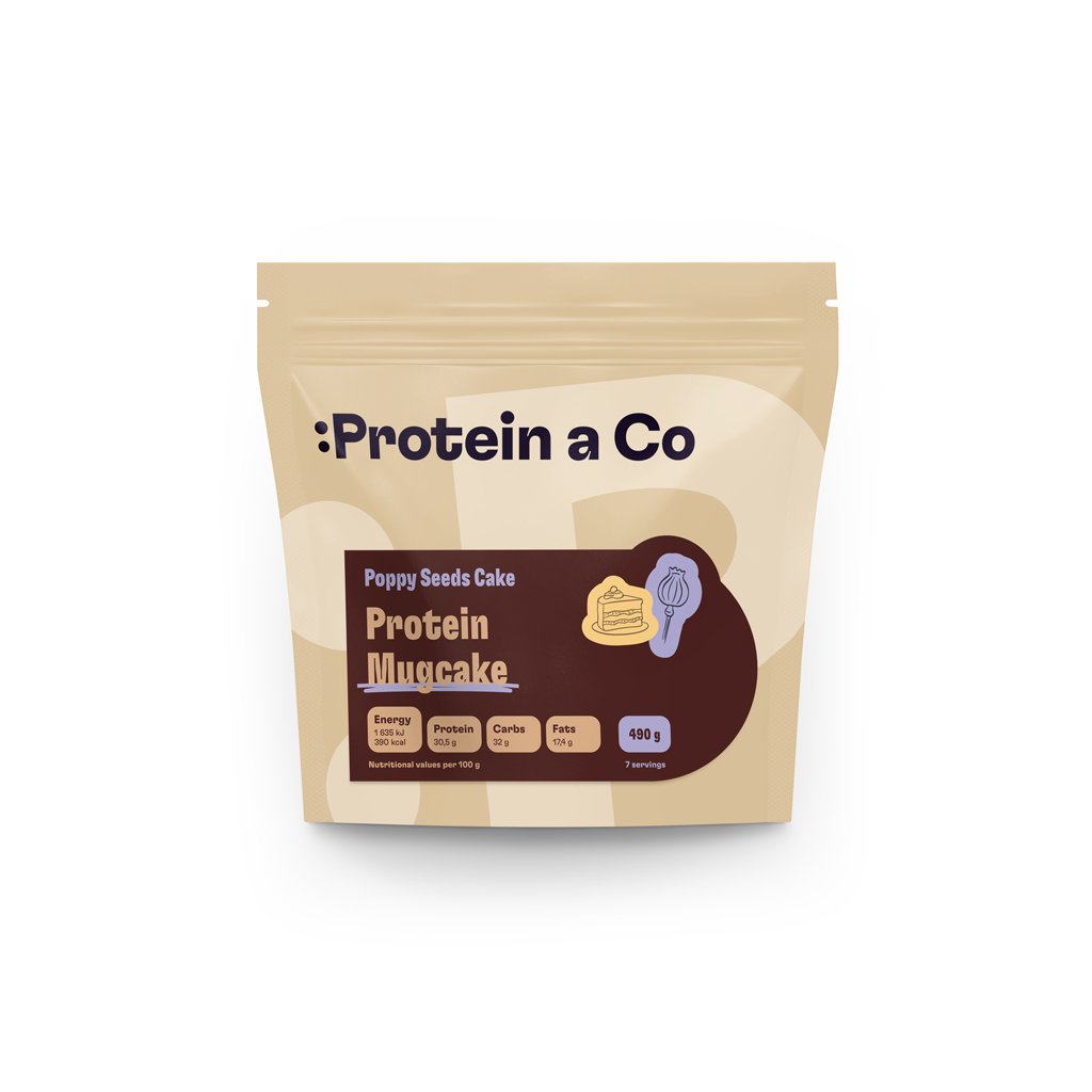 Protein & Co. Protein MugCake 490 g PRÍCHUŤ: Chocolate brownie Obrázek