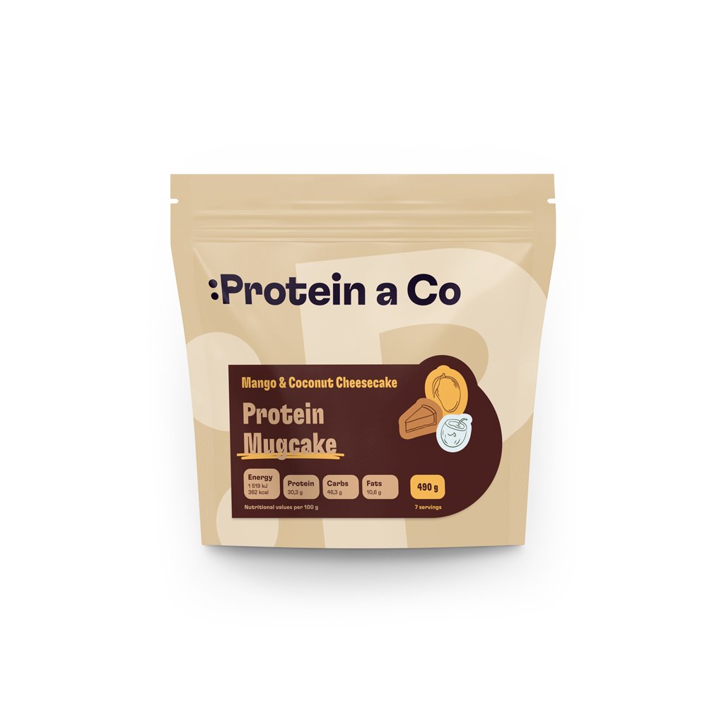 Protein & Co. Protein MugCake 490 g PRÍCHUŤ: Chocolate brownie Obrázek