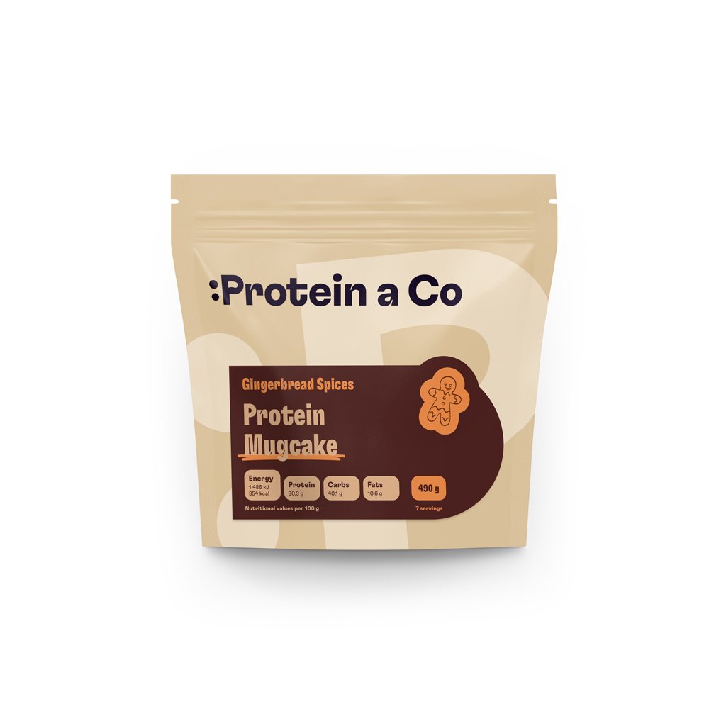 Protein & Co. Protein MugCake 490 g PRÍCHUŤ: Chocolate brownie Obrázek