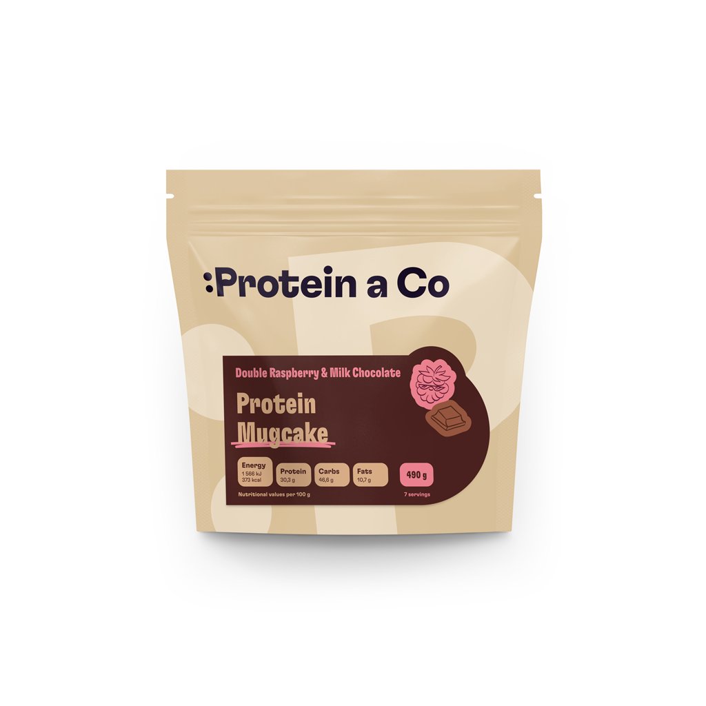 Protein & Co. Protein MugCake 490 g PRÍCHUŤ: Chocolate brownie Obrázek