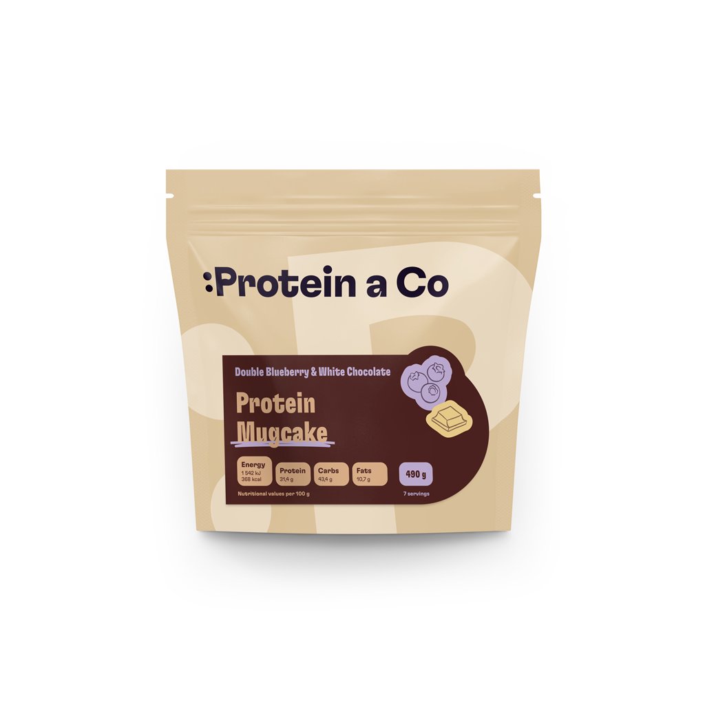 Protein & Co. Protein MugCake 490 g Vyber si z těchto lahodných příchutí: Matcha & Almonds