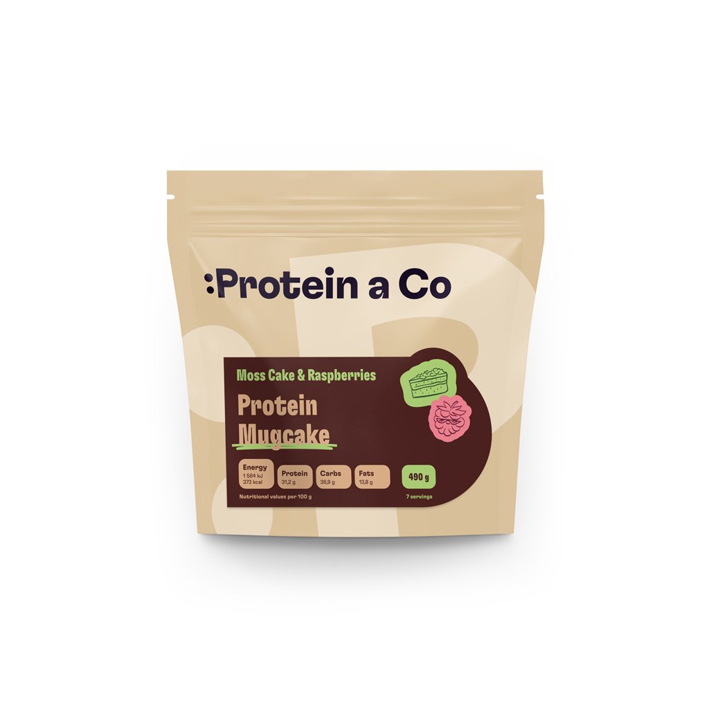 Protein & Co. Protein MugCake 490 g PRÍCHUŤ: Chocolate brownie Obrázek
