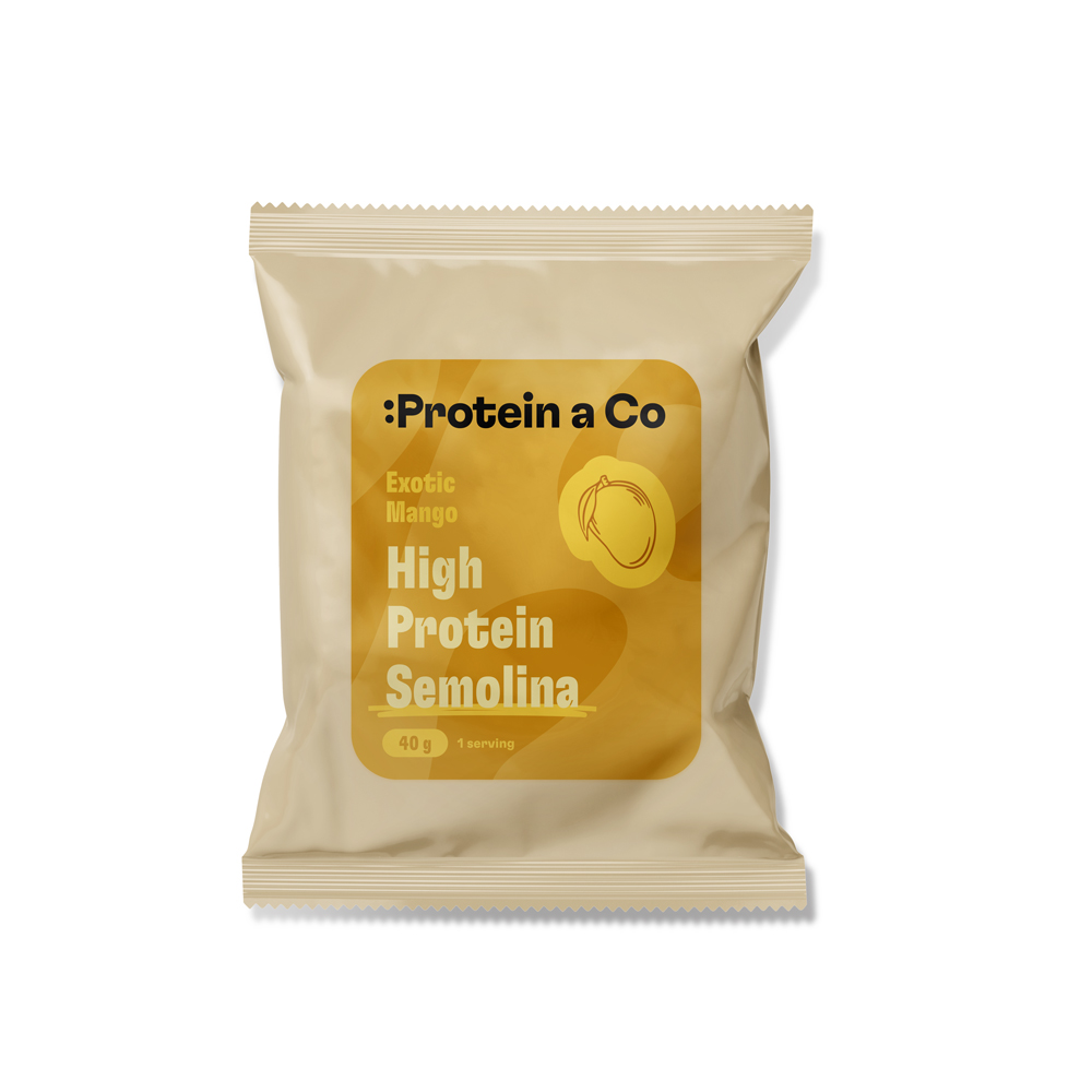 Protein & Co. Proteinová krupicová kaše 40 g Vyber si z těchto lahodných příchutí: Creamy vanilla