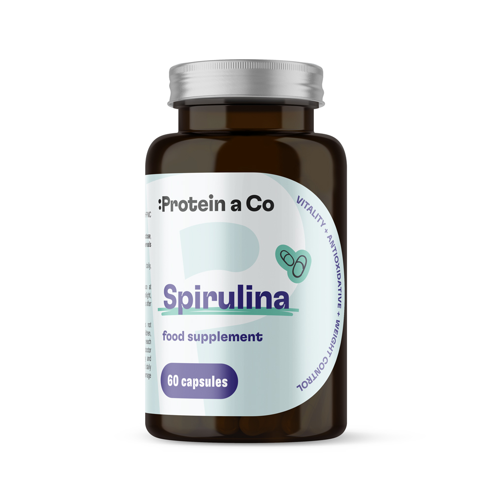 Protein & Co. Spirulina – 60 kapslí