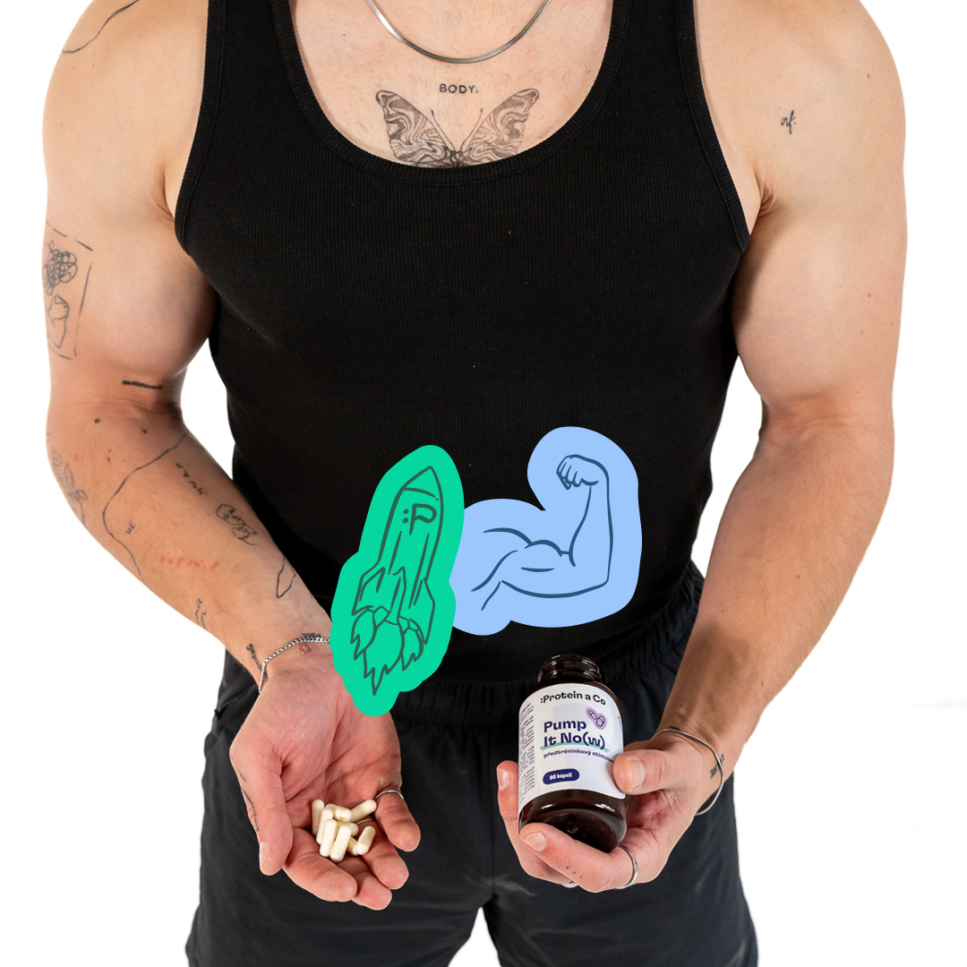 Protein&Co. PUMP IT NOW – předtréninkový stimulant 90 kapslí Obrázek