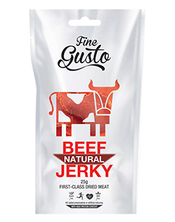 Fine Gusto sušené hovězí maso – 4 příchutě Váha: 25g, Zvol příchuť: 5 pepřů