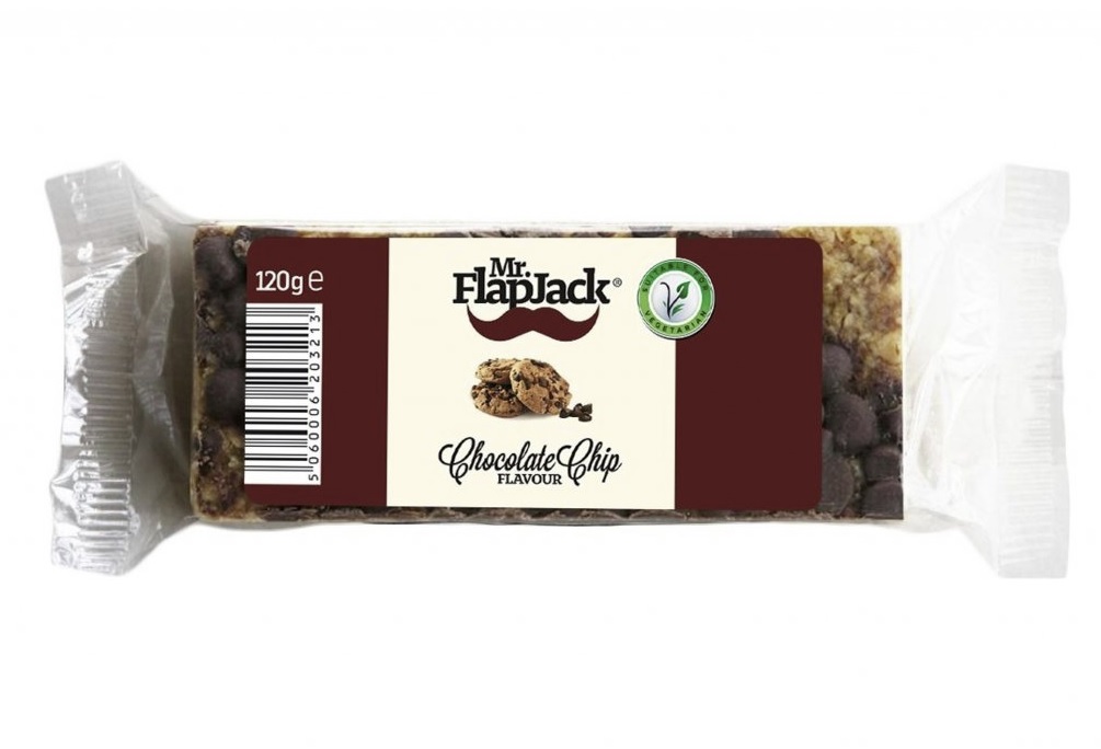 E-shop Mr. Flapjack 120 g – 6 príchutí Zvoľ príchuť: Čokoládové kúsky