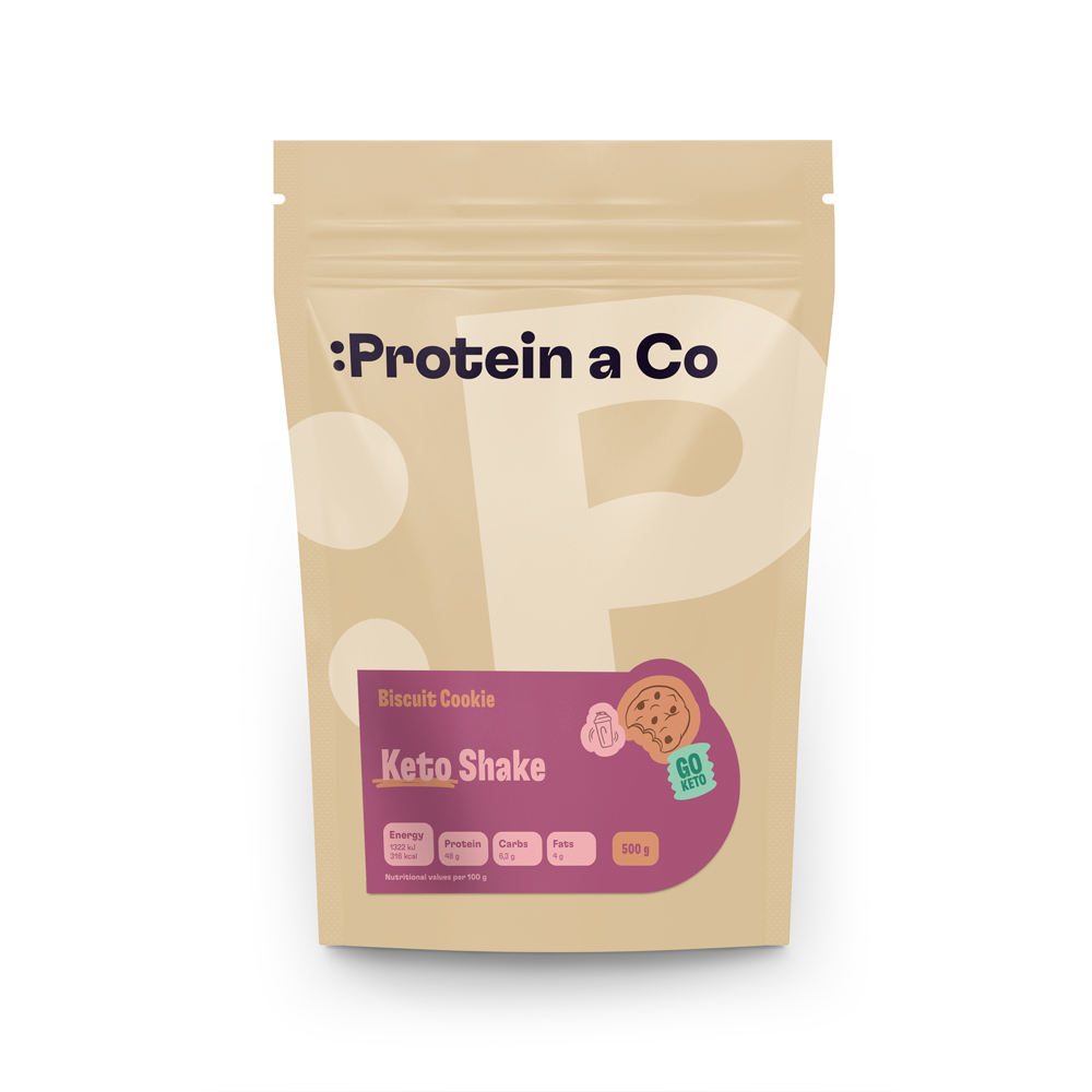 Protein&Co. Ketoshake – proteinový dietní koktejl 1 kg Zvol příchuť: Chocolate brownie, Množství: 1000 g