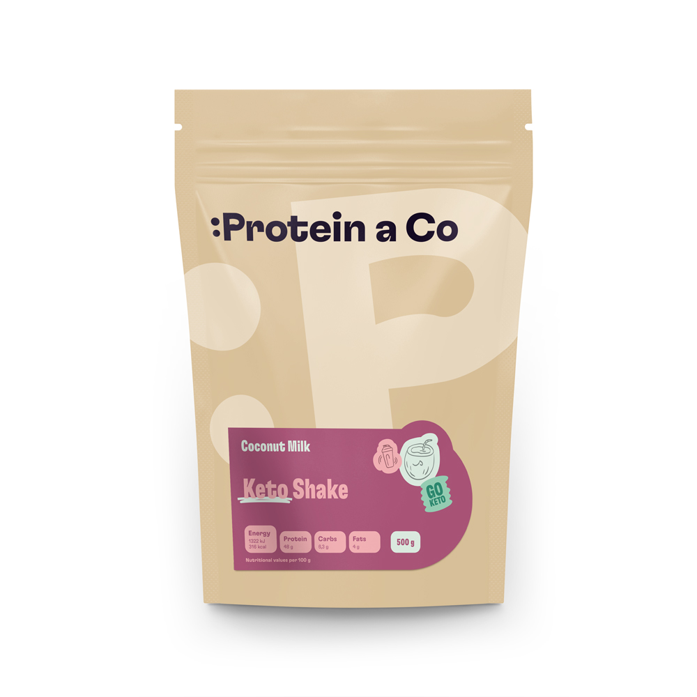 Protein&Co. Ketoshake – proteinový dietní koktejl 1 kg Zvol příchuť: Pistachio dessert, Množství: 500 g