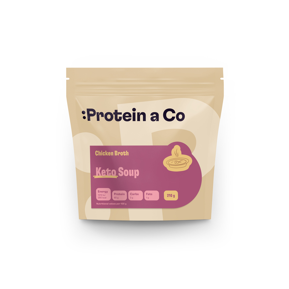 Protein&Co. Keto proteinová polévka Zvol příchuť: Gulášová polévka, Množství: 600g