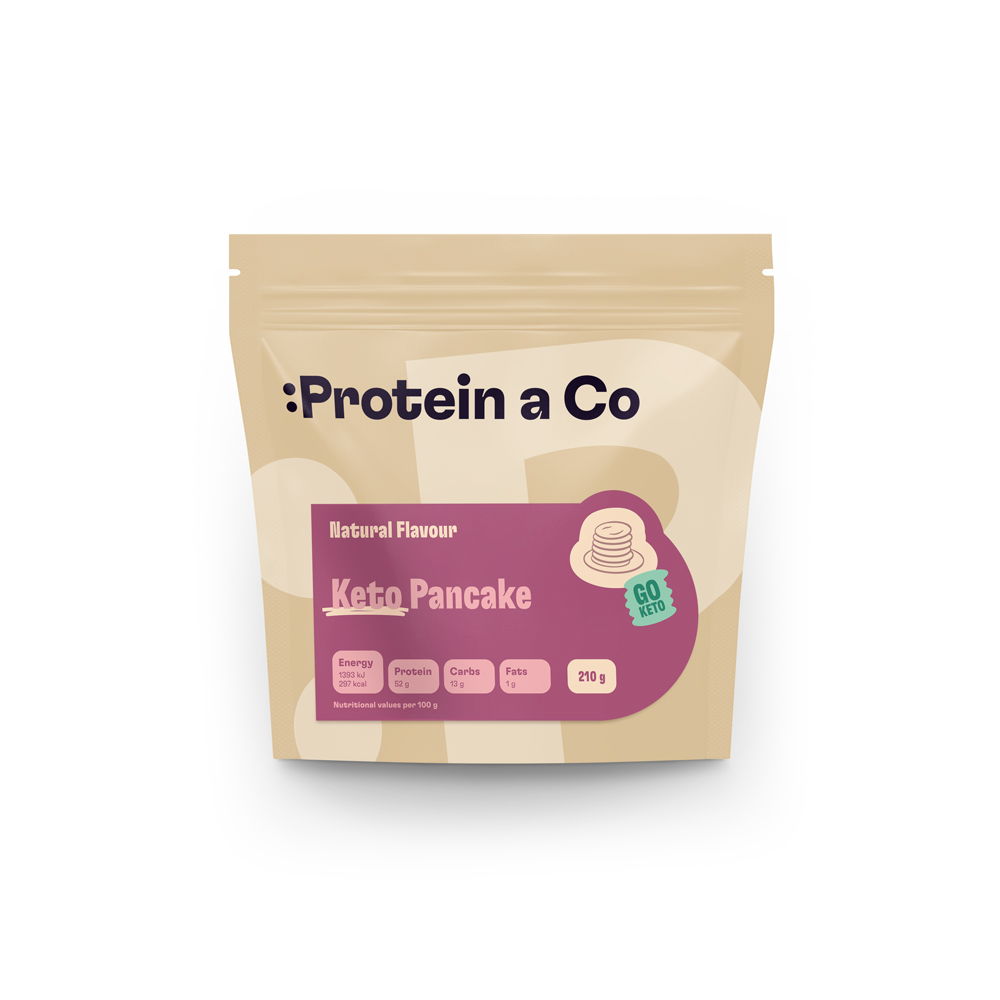 Protein & Co. Keto proteinové palačinky Váha: 600 g, Zvol příchuť: Čokoláda