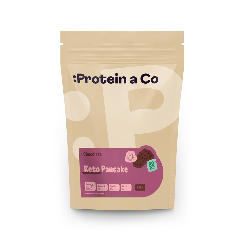 Protein & Co. Keto proteinové palačinky Váha: 600 g, Zvol příchuť: Vanilka Obrázek