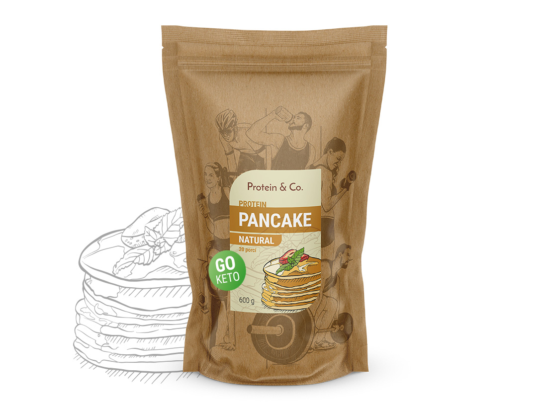 E-shop Protein & Co. Keto proteínové palacinky Váha: 210 g, Zvoľ príchuť: Vanilka