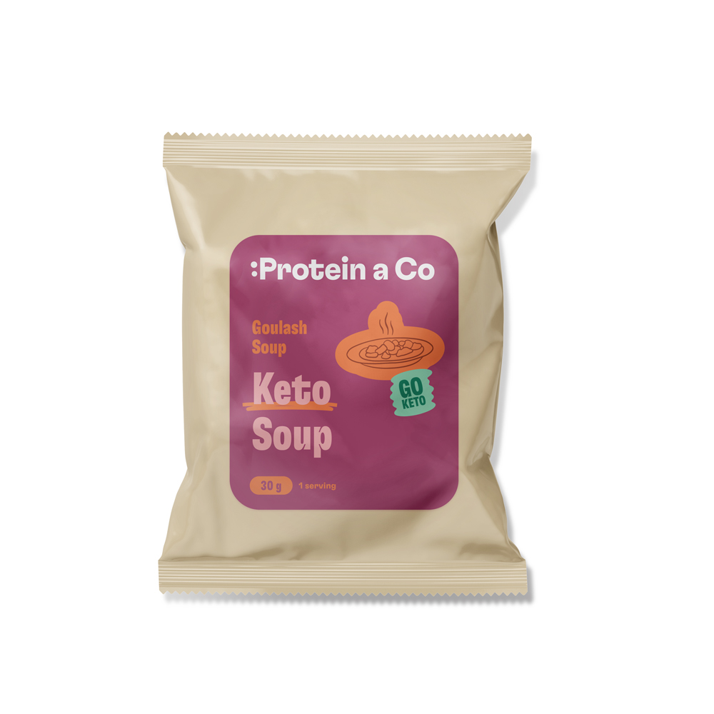 Protein & Co. Keto proteinová polévka – 1 porce 30 g Zvol příchuť: Kuřecí vývar