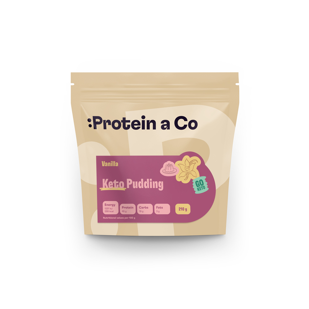 Protein & Co. Keto proteinový pudding Váha: 210 g, Zvol příchuť: Čokoláda