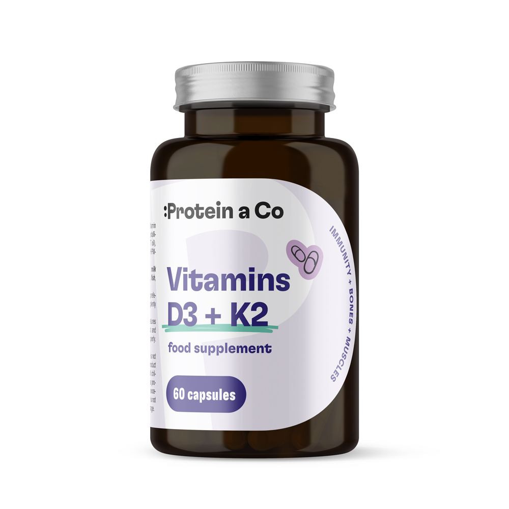Protein & Co. Vitamin D3 + K2 Množství: 120 tbl