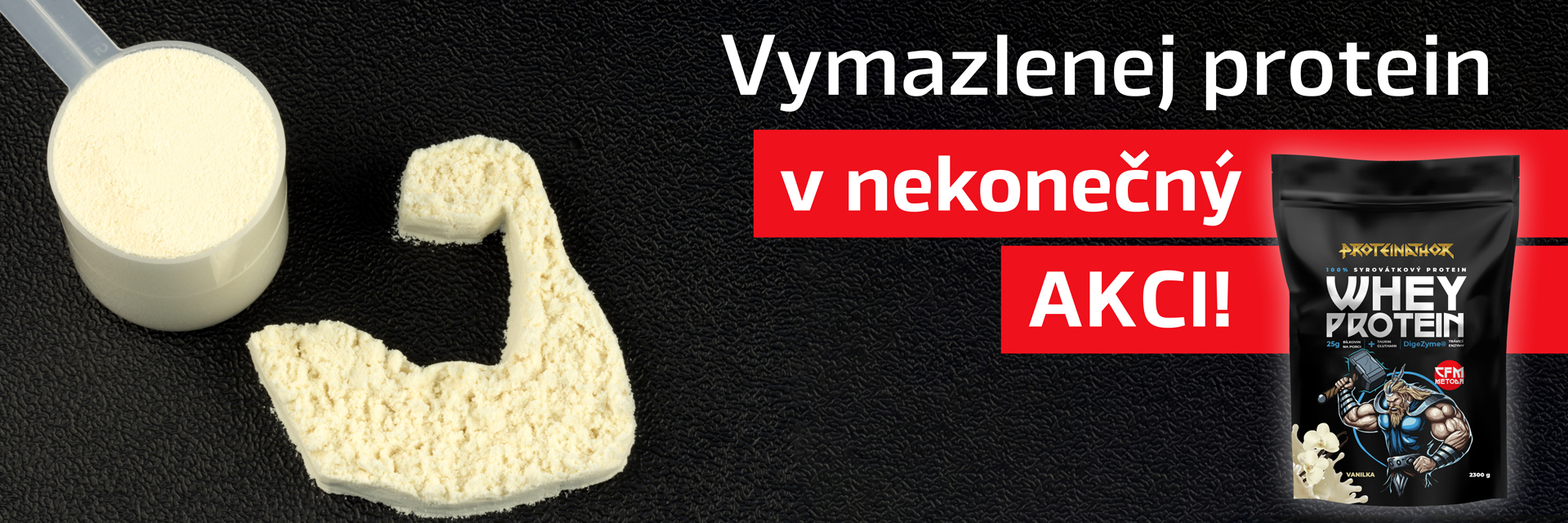 vymazlenej protein v nekonečný akci
