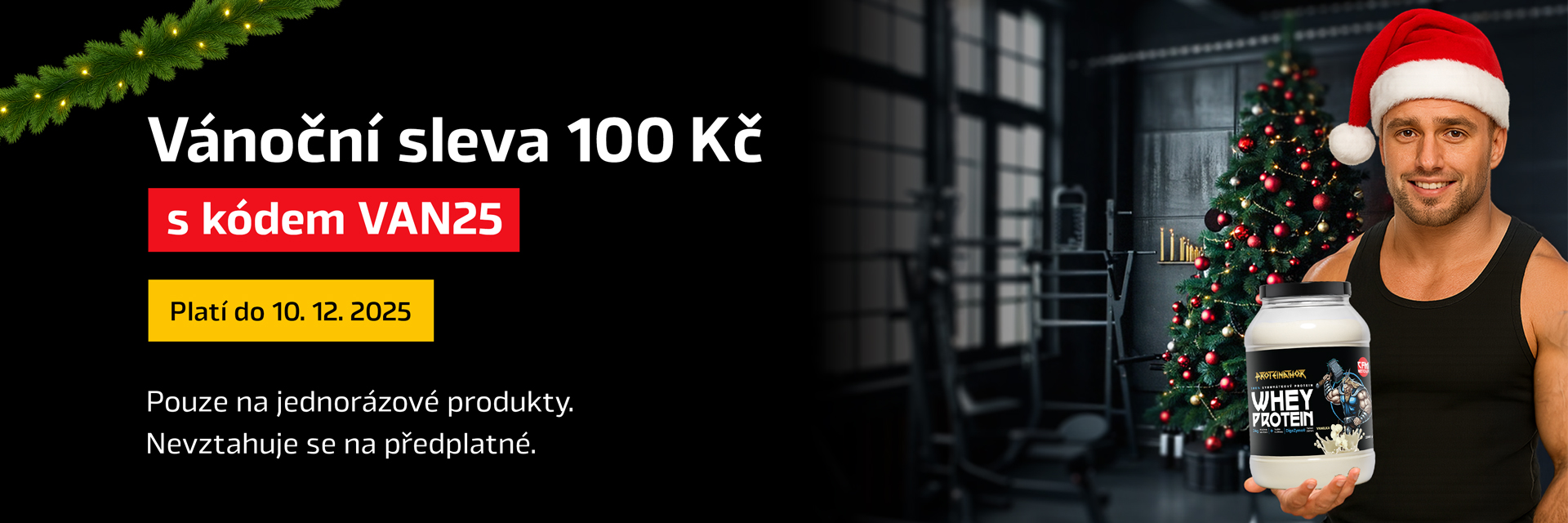 Vánoční sleva 100Kč