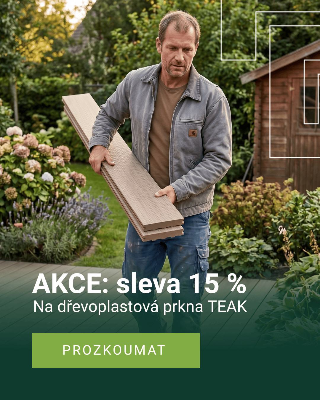 Akce TEAK 15 %