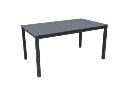 Stůl zahradní CALVIN 143 barva šedá / antracit