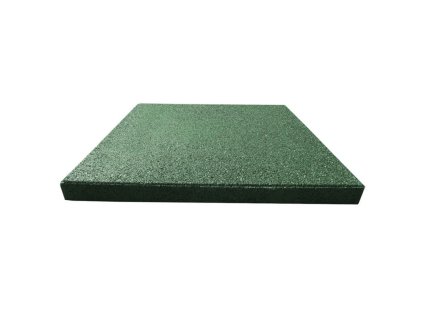 DLAŽDICE gumová zelená v/š/d: 40x500x500 mm