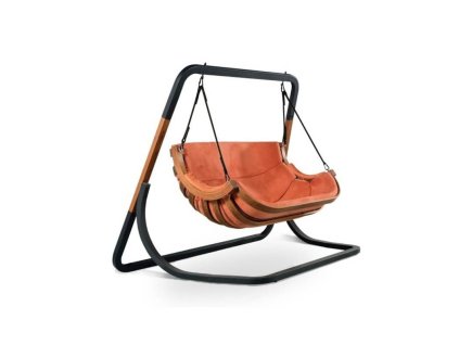 Houpačka ALPHA dvoumístná terracota (PEFC 100%)