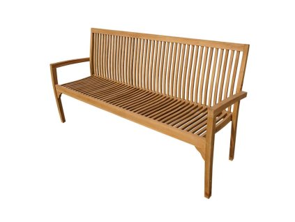 Lavice pevná 3-místná stohov.RIVIERA teak natural (FSC 100%)