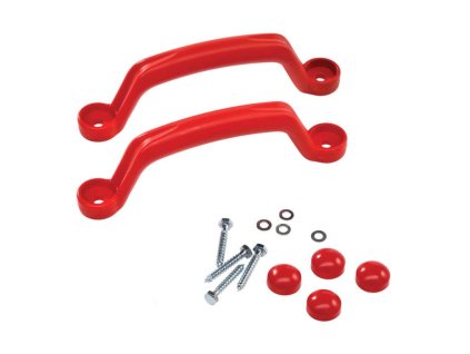 Madla červená - sada (2 ks vč. kování)