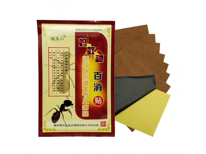 náplasti s kyselinou mravenčí 3