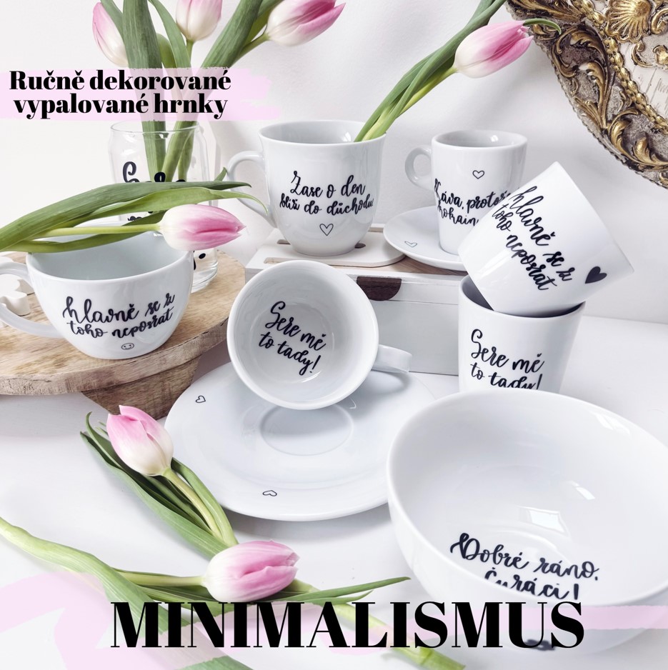 Minimalismum - Protivný sprostý hrnky