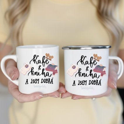 Kafe a kniha a jsem dobrá