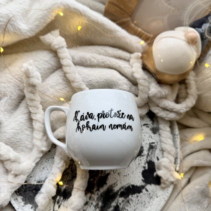 Hrnek 300ml Káva, protože na kokain nemám.