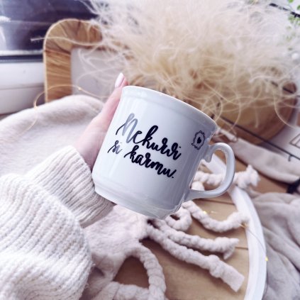 Hrnek 400ml Nekurvi si karmu.