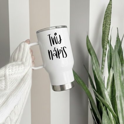 Nerezový termohrnek bílý