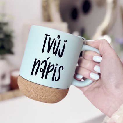 Keramický to go hrnek modrý