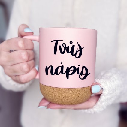 Keramický to go hrnek růžový