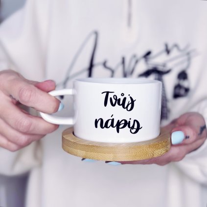 Hrnek piškot bílý