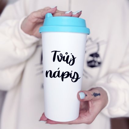 Nerozbitný to go modré víčko