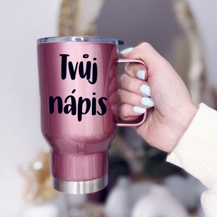 Nerezový termohrnek vínový