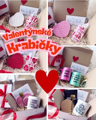 Valentýnské krabičky a celkově kolekce jsou právě na eshopu 😍 udělejte radost svojí drahé polovičce nebo třeba kamarádce!...