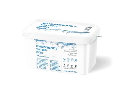 Emergency Water Box, núdzová kvalitná pitná voda