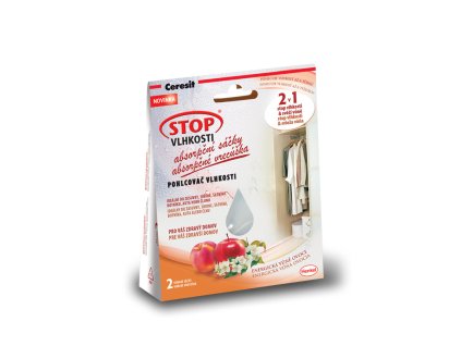 Ceresit Stop Vlhkosti absorpčné vrecká pohlcujú vlhkosť v dome vôňa ovocia