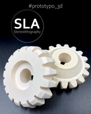 Atypické ozubené kolesá pre zákazníka, metóda SLA, materiál Xtreme rozmer 80x18mm 🇸🇰Stereolitografia je jednou z...