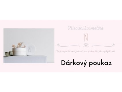 Dárkový poukaz 2000 Kč – použitelný na nákup na Protože JSI