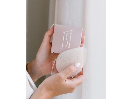 Konjaková houbička Kapka vody Natural – jemná přírodní houbička pro mytí