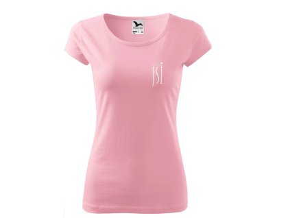 Růžové tričko Protože JSI – dámské růžové tričko s potiskem