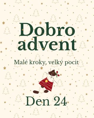 Den 24 🎄! Finyyyytoooo! Díky, že tu jsi se mnou. Díky, že ses zapojil/a nebo třeba jen sledoval/a a možná něco z toho...