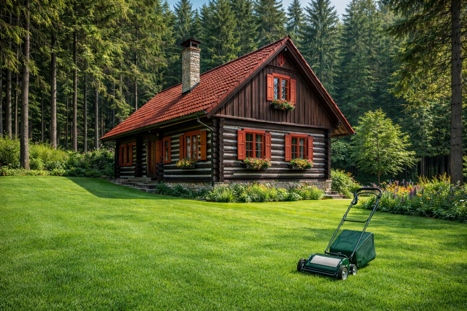 Jak pečovat o trávník na chatě a chalupě? Praktické tipy a produkty: osiva a smáčedla (Díl 1.)