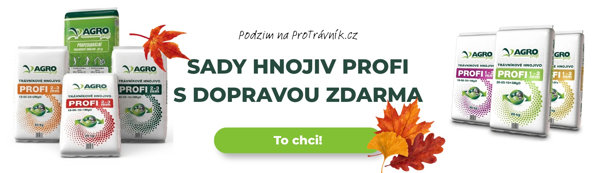 Sady hnojiv profi s dopravou zdarma