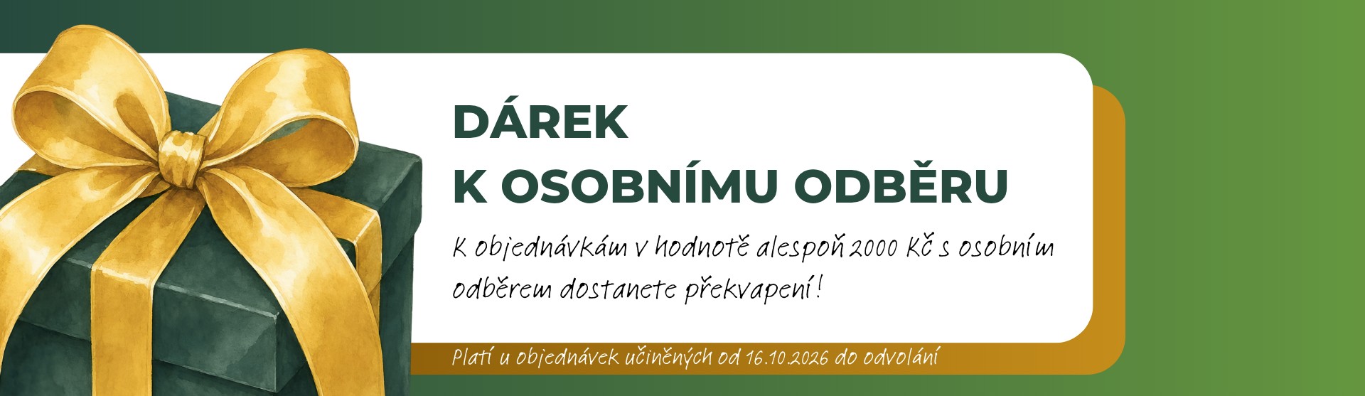 Dárek k osobnímu odběru nad 2000,-